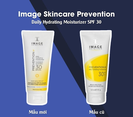 Kem chống nắng Image Skincare SPF 30 mẫu cũ và mới