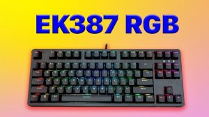 Chất lượng build bàn phím cơ E-Dra EK387 RGB
