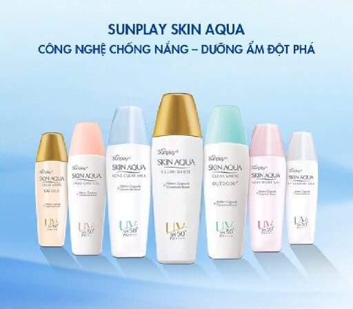 [Review] Kem chống nắng Skin Aqua Sunplay cho từng loại da