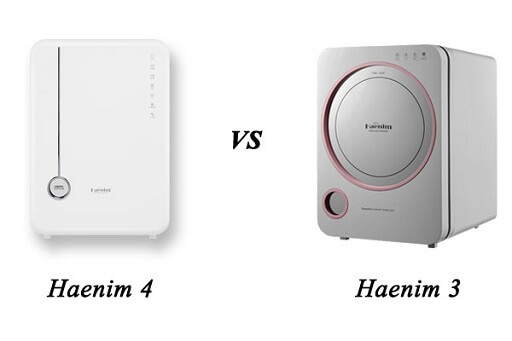 So sánh 2 model máy tiệt trùng Haenim 3vs4