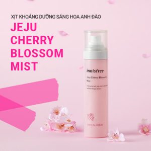 Xịt khoáng dưỡng sáng Innisfree Jeju Cherry Blossom Mist