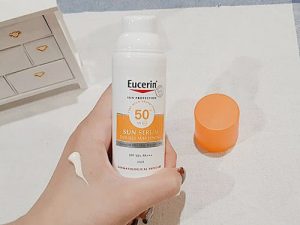 Kem chống nắng Eucerin Sun Serum Double Whitening SPF 50+