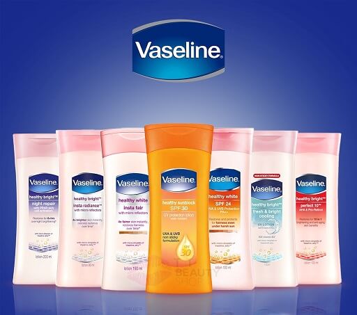 Các dòng dưỡng thể của Vaseline