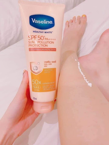 Dưỡng thể chống nắng Vaseline Healthy White 50X với 5 công dụng trong 1 sản phẩm