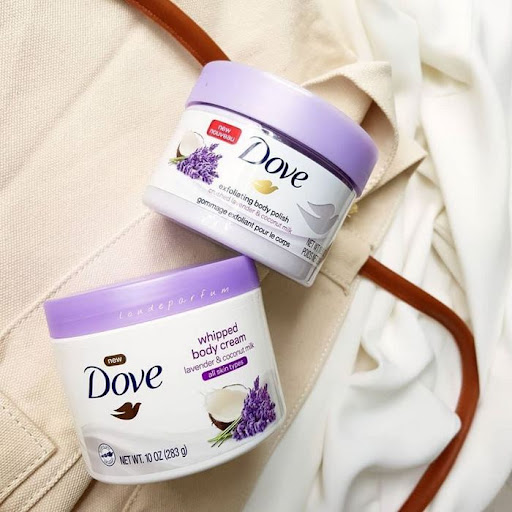 Tẩy da chết Dove – Crushed Lavender & Coconut Milk