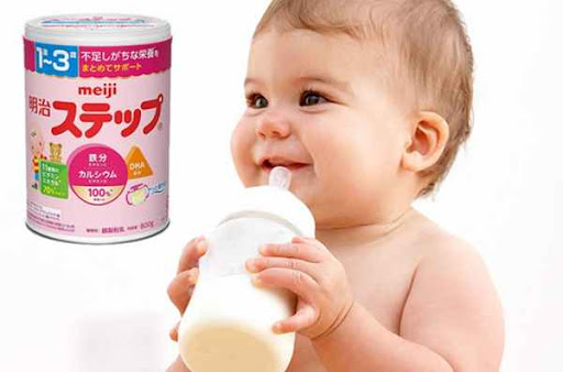 Nên dùng sữa Meiji nào cho bé