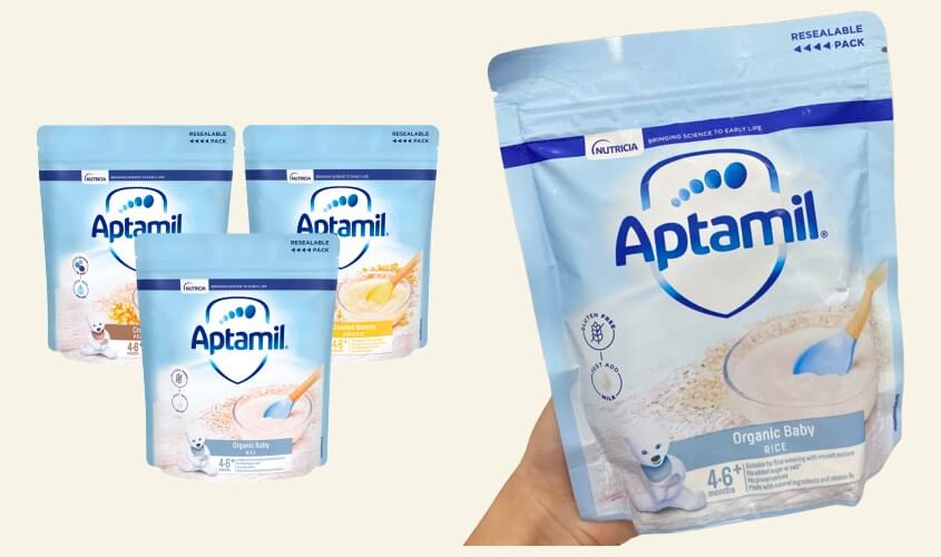 Tìm hiểu về bột ăn dặm Aptamil? Có nên mua cho bé hay không?
