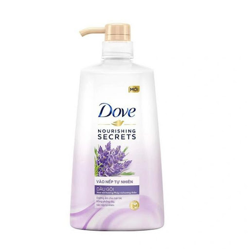 Dầu gội Dove vào nếp tự nhiên hoa oải hương