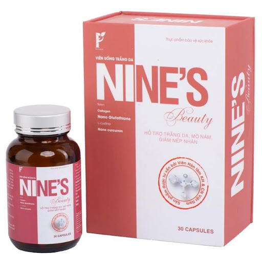 Viên uống Nine's giúp làn da mịn màng, trắng hồng tự nhiên từ bên trong