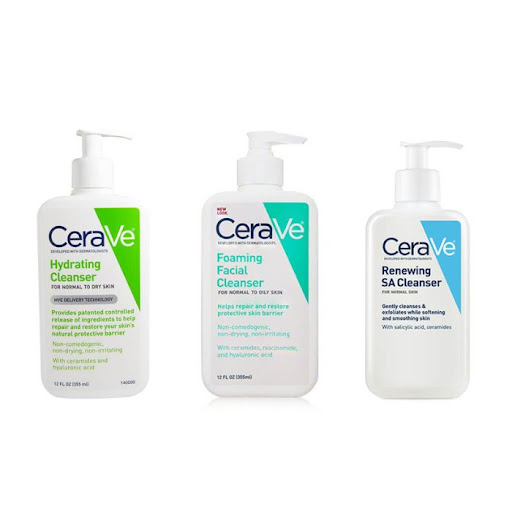 Sữa rửa mặt CeraVe có thể sử dụng cho làn da nhạy cảm