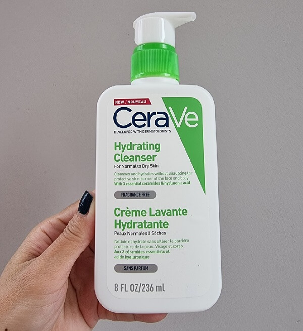 Sữa rửa mặt cho da hỗn hợp thiên khô CeraVe Hydrating Cleanser