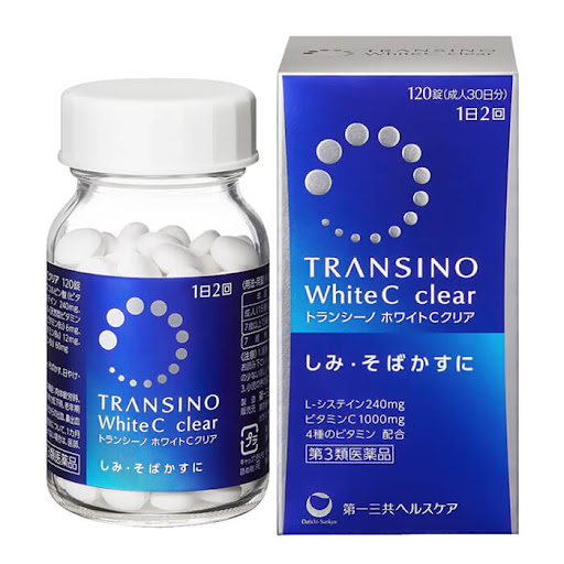 Viên uống sáng da Transino White C Clear có xuất xứ từ Nhật Bản