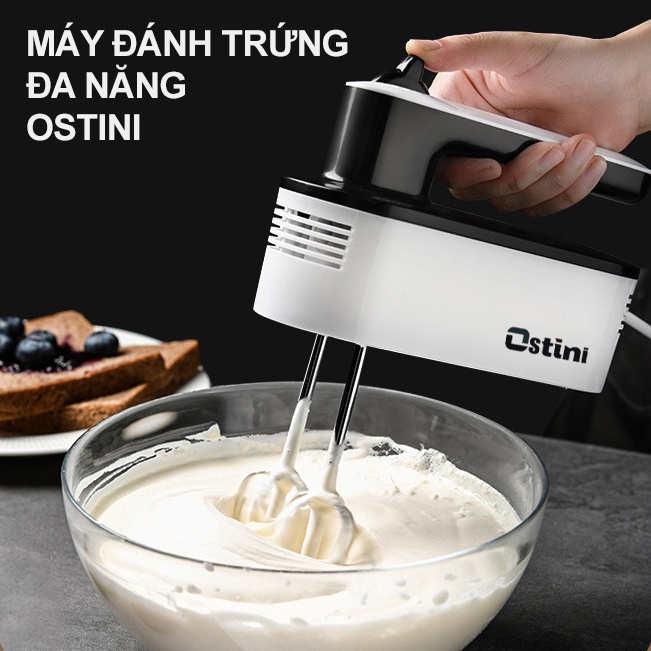 Đánh giá chi tiết máy đánh trứng Ostini dành cho các nàng “yêu bếp”