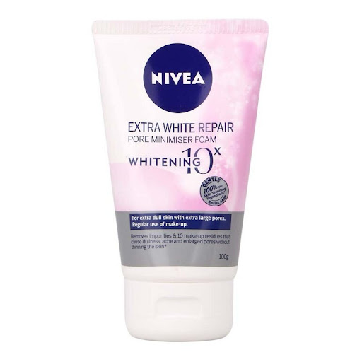 Sữa rửa mặt Nivea Extra White Pore thích hợp với làn da dầu 