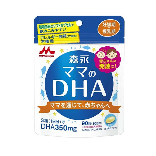 Viên uống lợi sữa Morinaga DHA có nguồn gốc tại Nhật Bản 