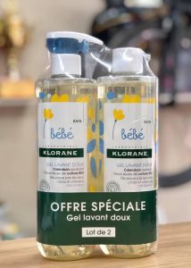 Sữa tắm Klorane Bebe cho trẻ